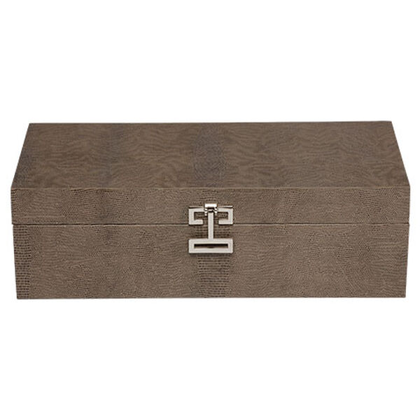Faux Reptile Leather Box