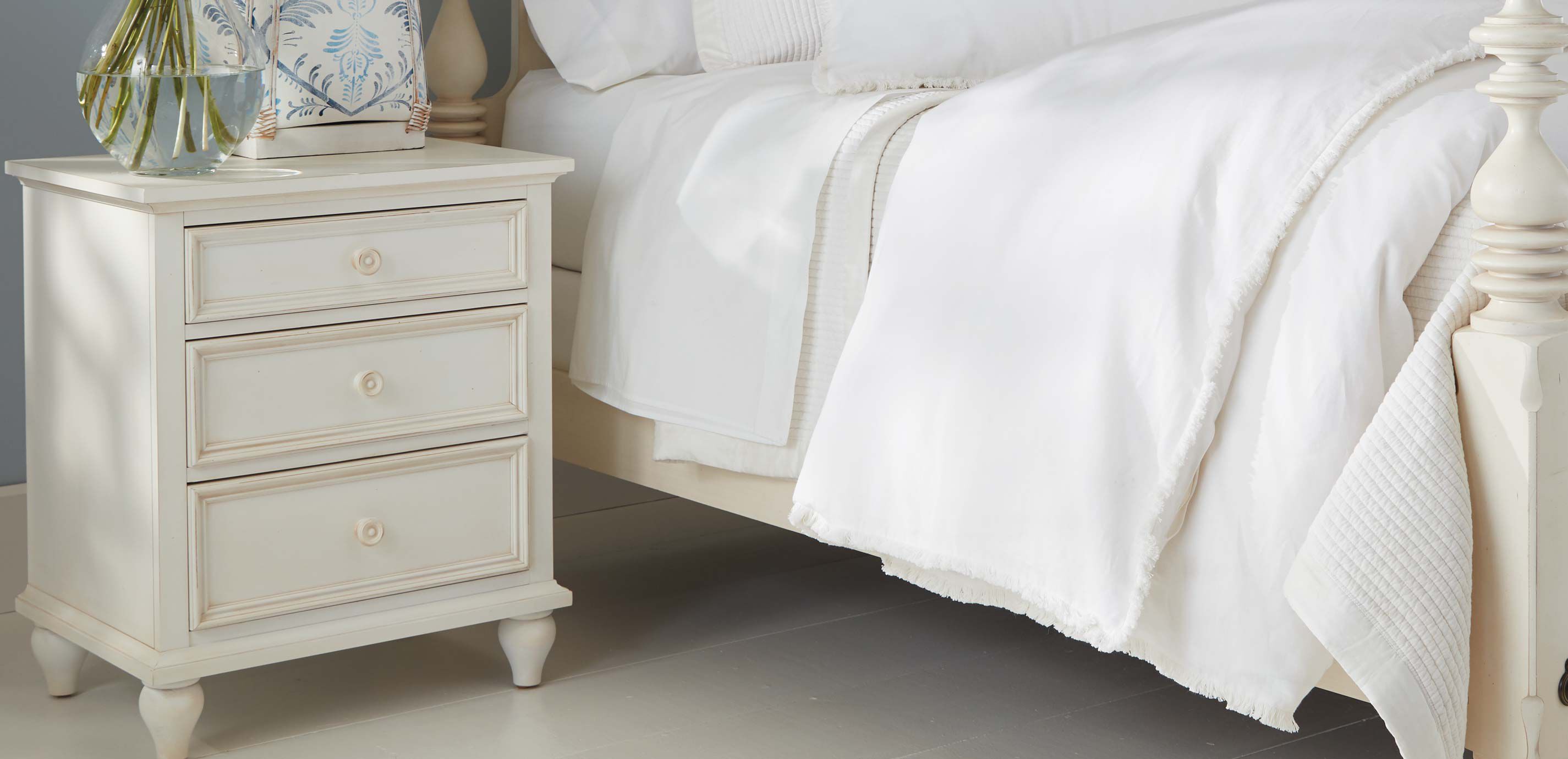 Callyn  King Sham, White_4