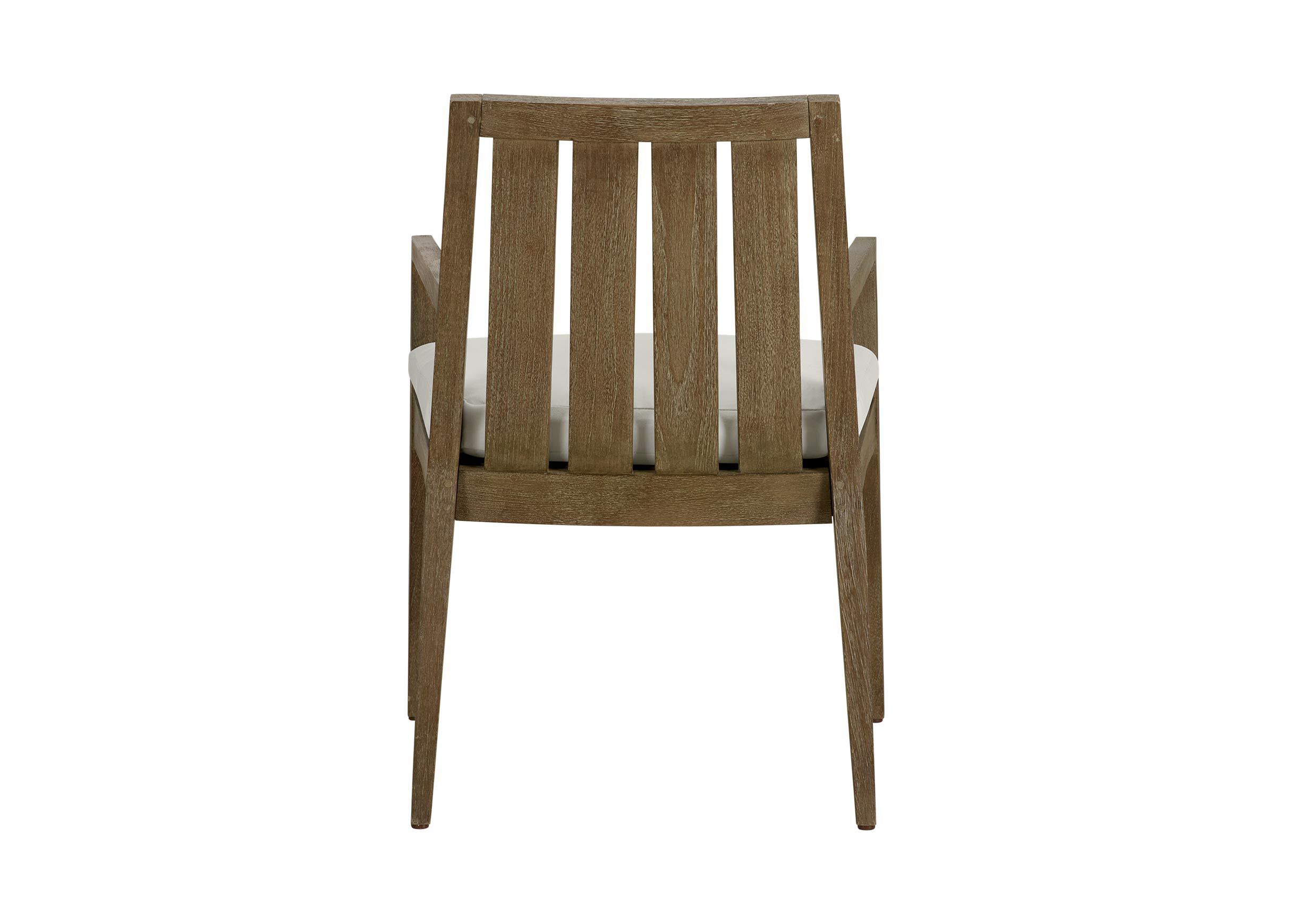 Bridgewater Cove Teak Armchair Outdoor Dining Chair Ethan Allen
