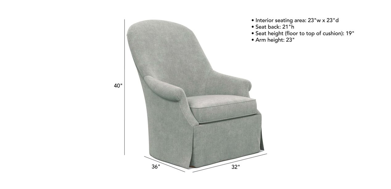 Hamlet Swivel Chair Chairs & Chaises Ethan Allen