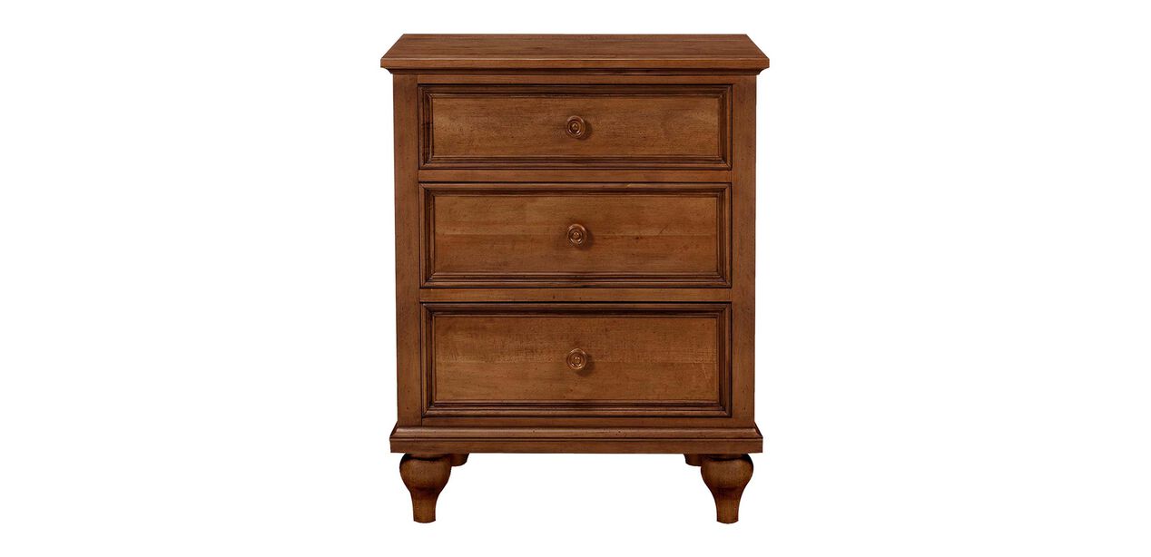 Reagan Night Table | Ethan Allen Three-Drawer Night Stand ...