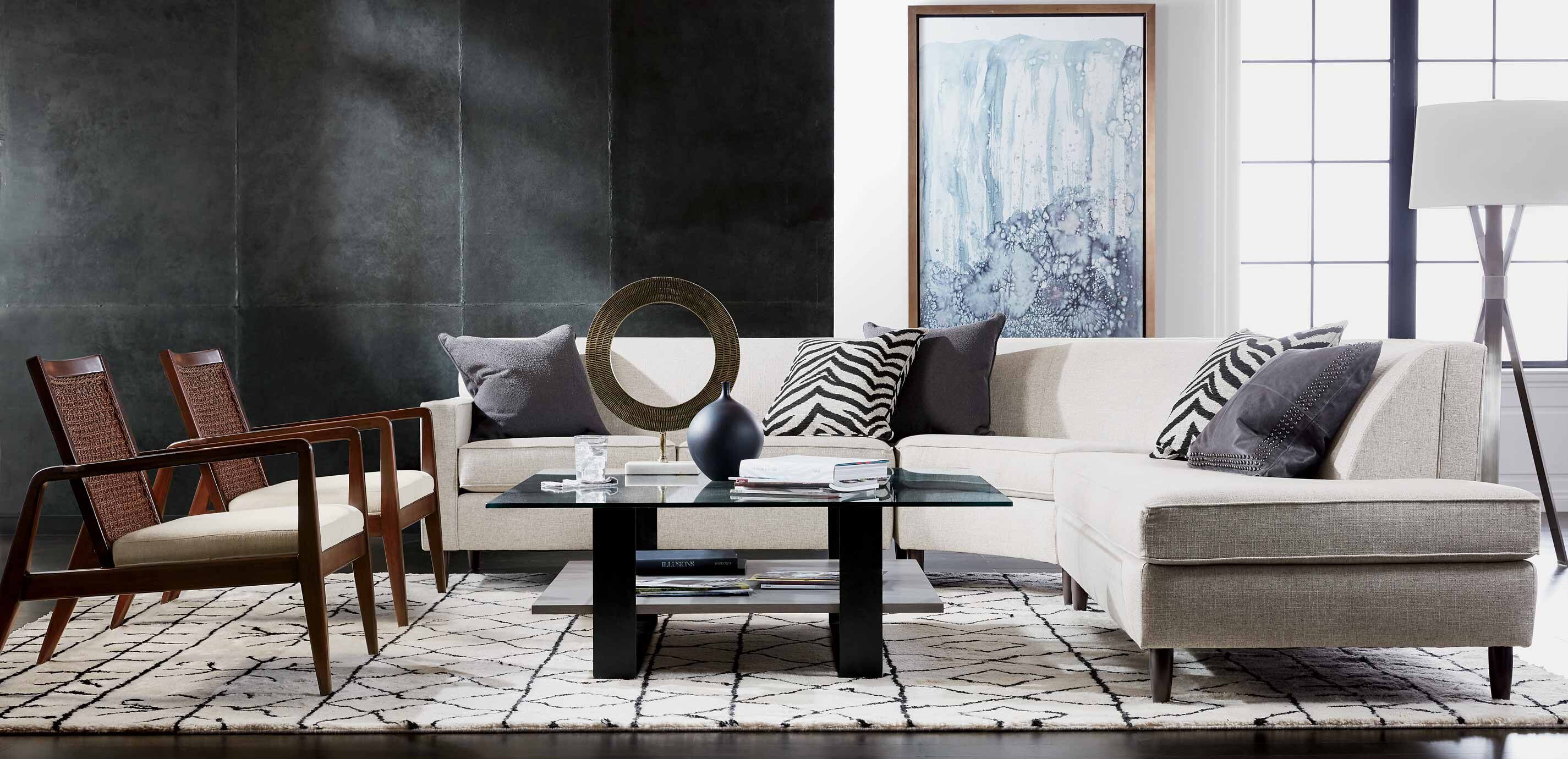 Primal Rug, Ivory/Black_6