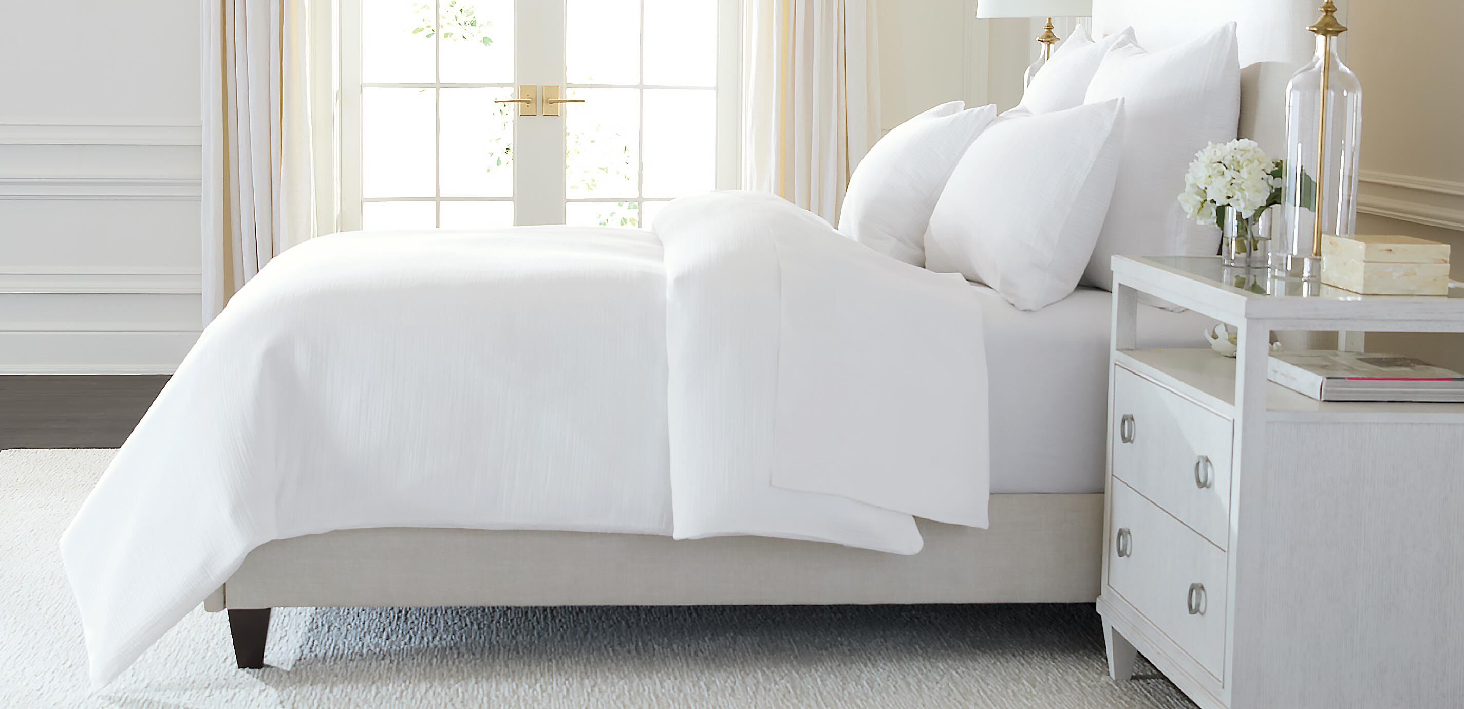 Cotton Gauze Duvet Cover Set_1