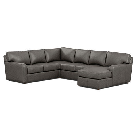 Ethan Allen Leather Sofa With Chaise Matttroy