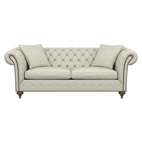 Ethan allen shop tufted sofa