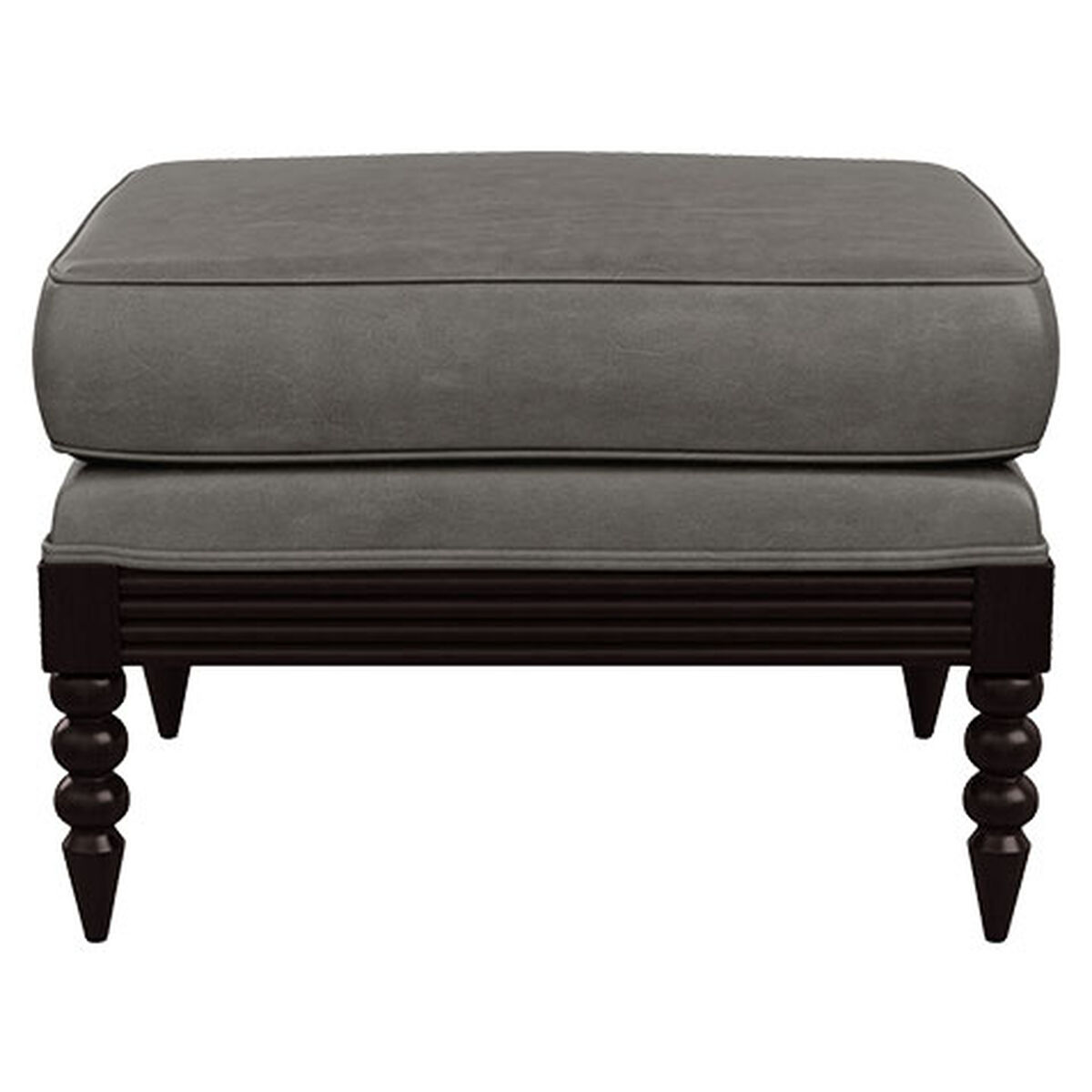 Brant Leather Ottoman
