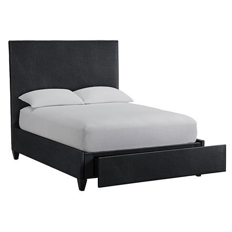 Elsen Custom Leather Storage Bed image