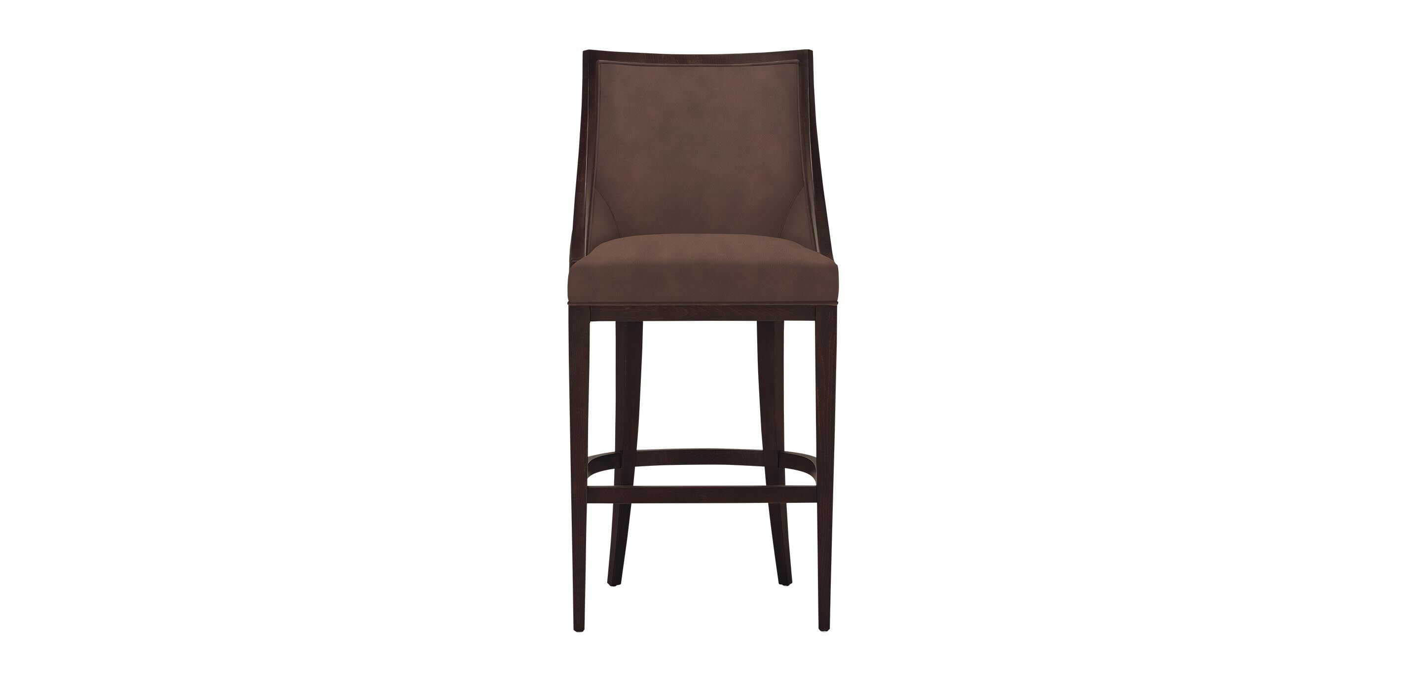Iryna Leather Barstool