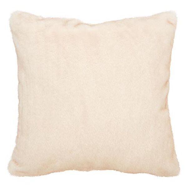 Blonde Mink Faux Fur Pillow