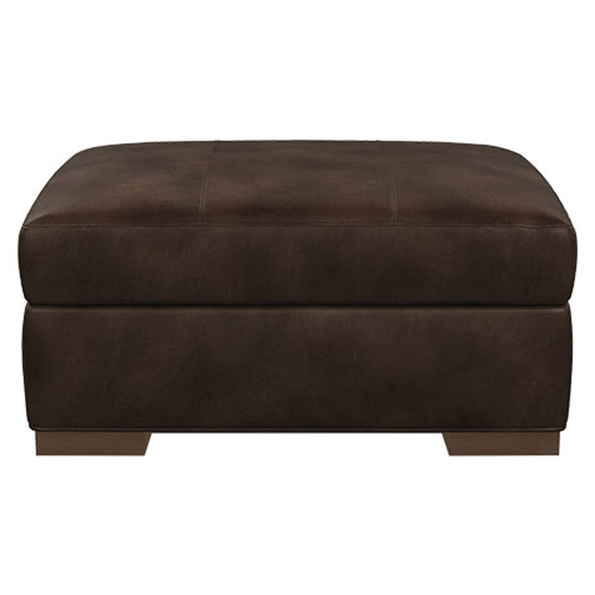 Conway Leather Ottoman