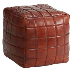 Theron Leather Pouf Recommended Product