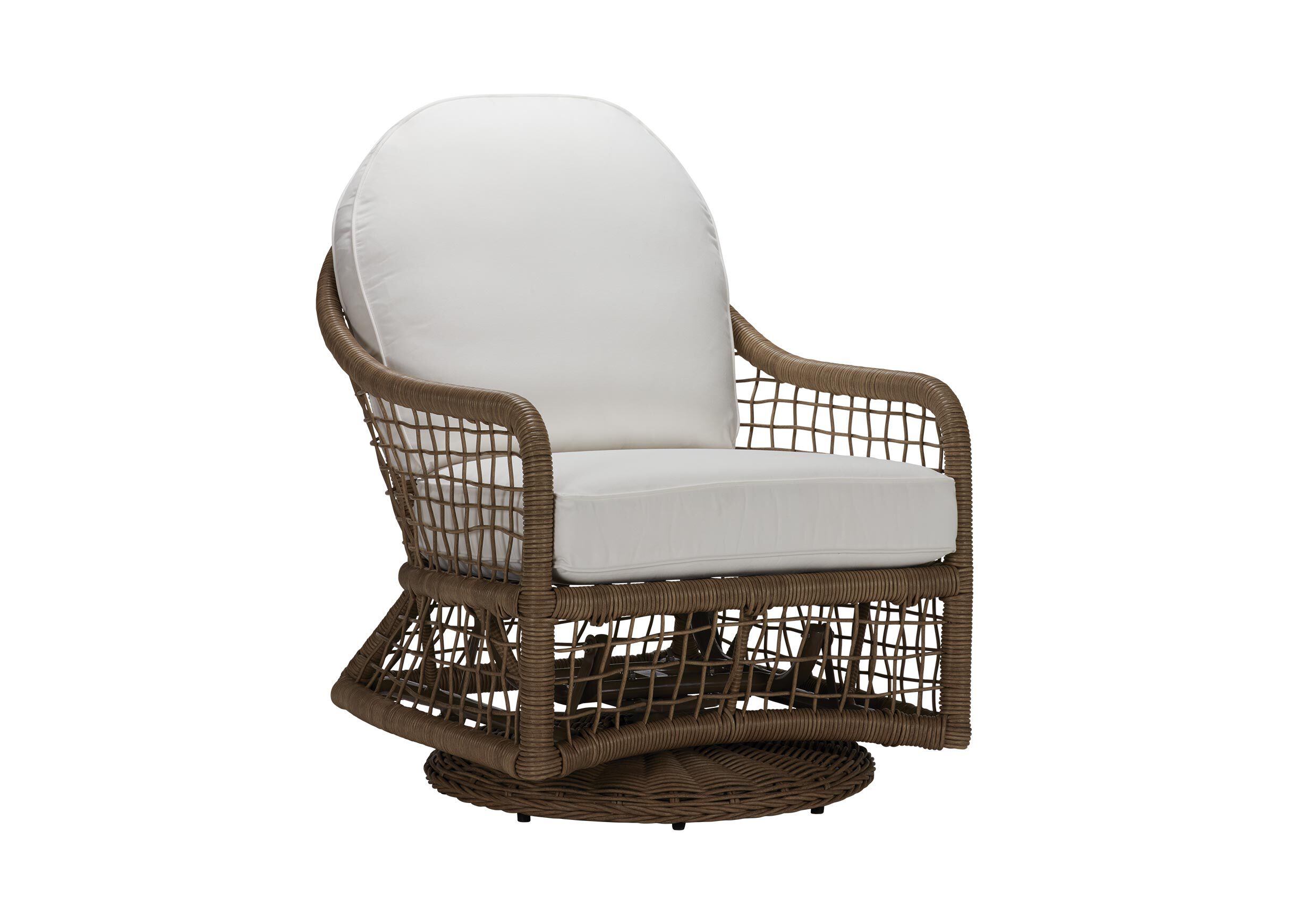 Taunton Hill Wicker Swivel Glider Chair Ethan Allen