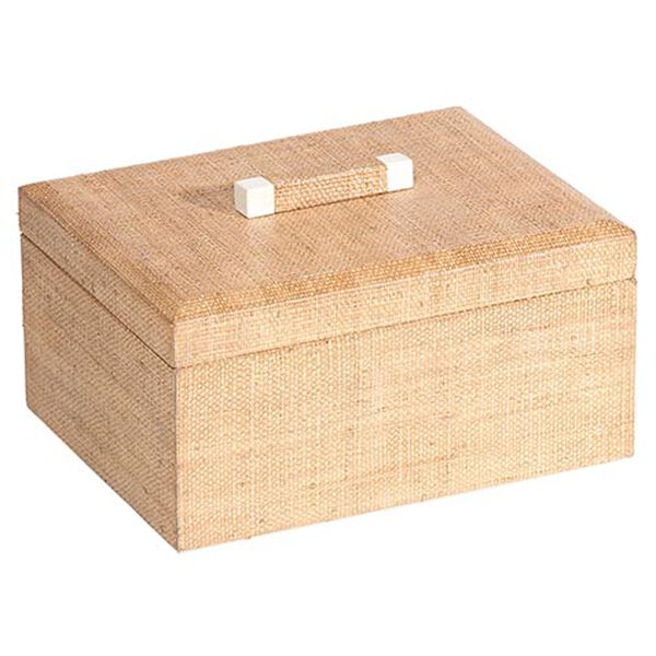 Rectangular Raffia Box