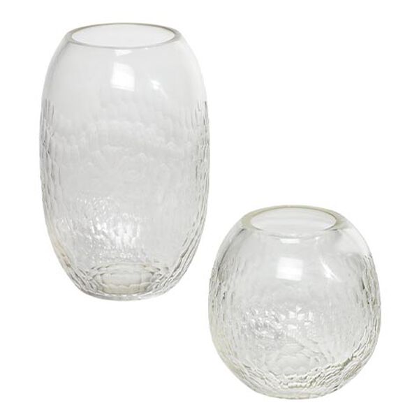 Naveah Clear Cut-Glass Vase
