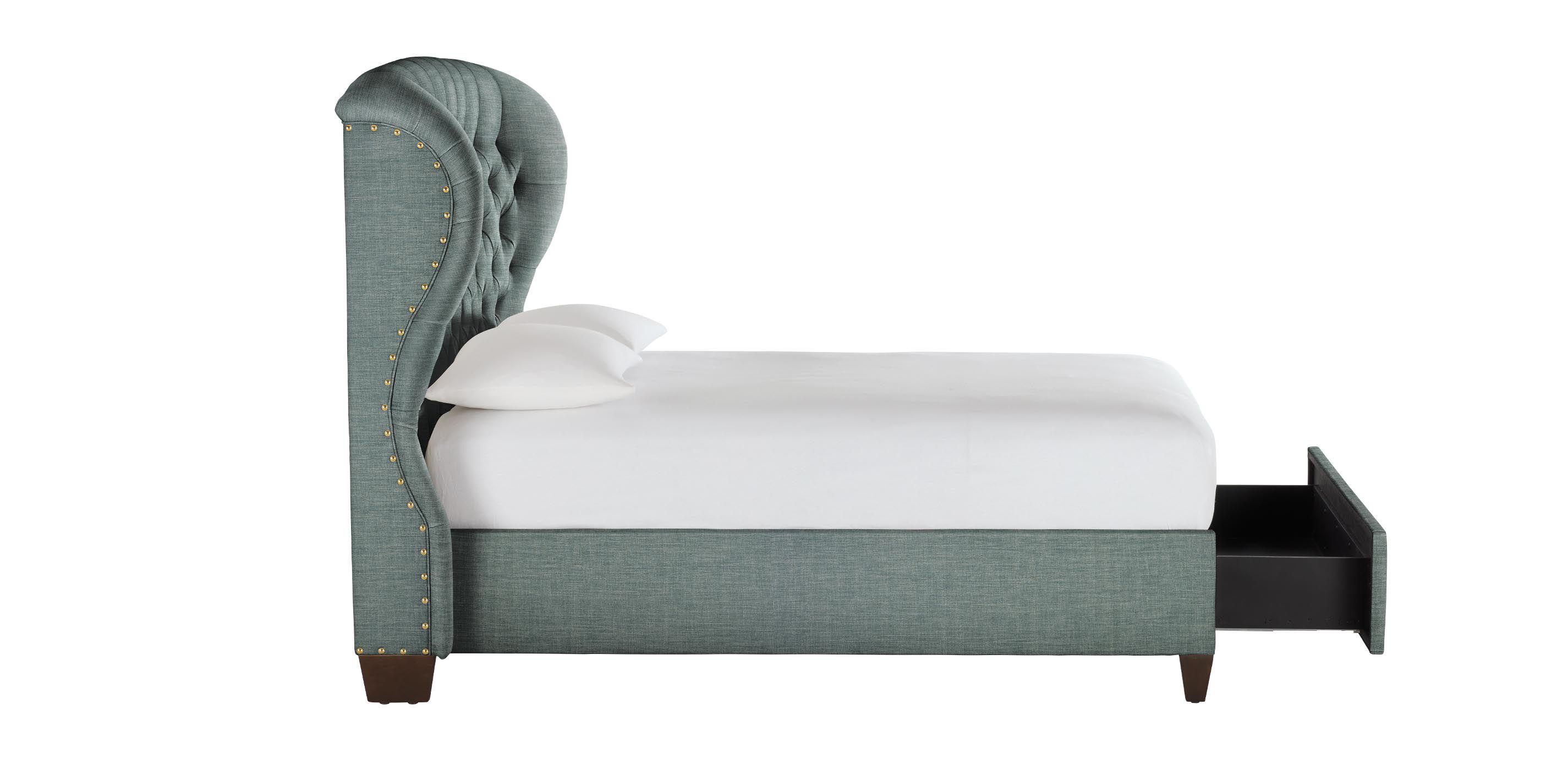 Woolson Tufted Upholstered Storage Bed 