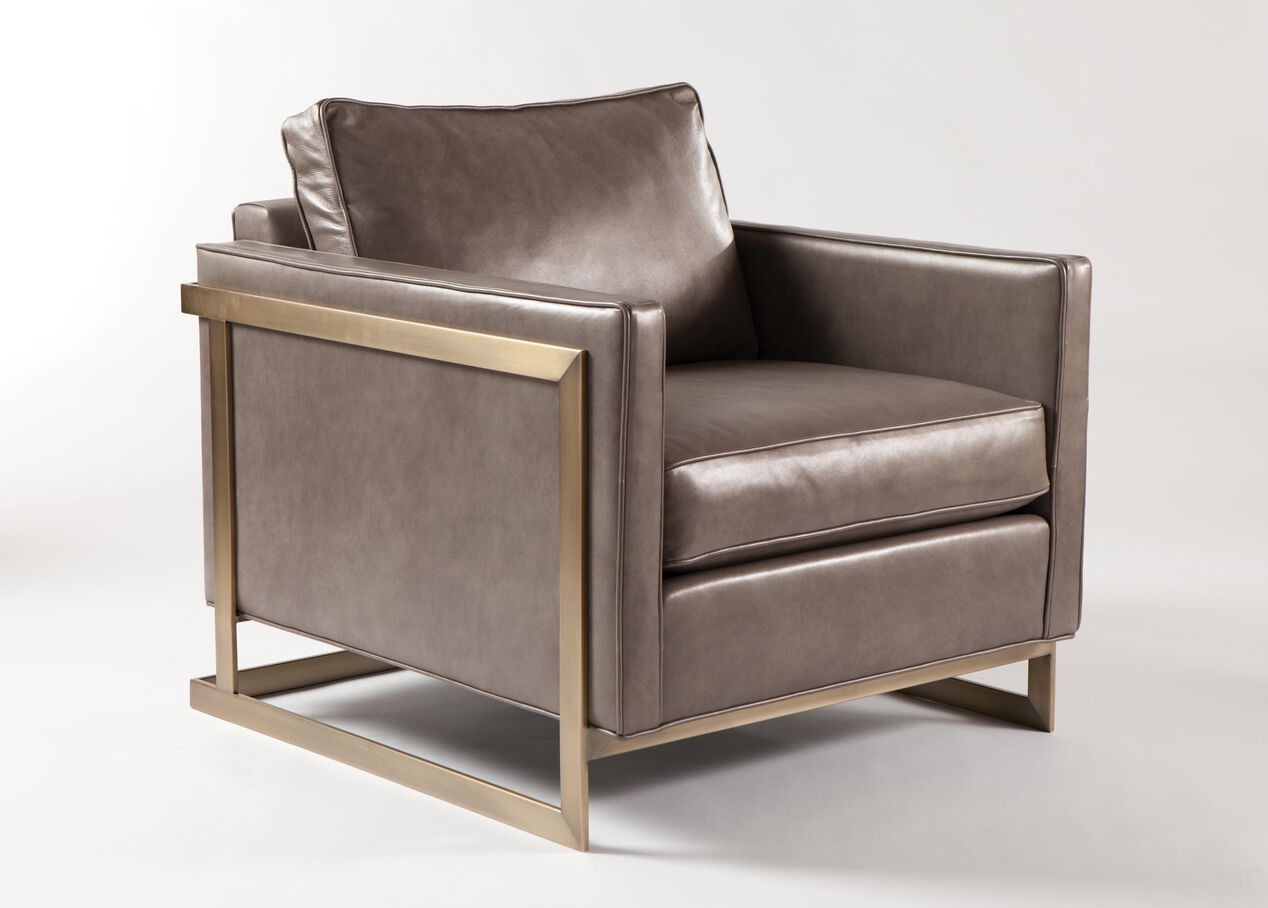 Harley Leather Lounge Chair Chairs & Chaises Ethan Allen