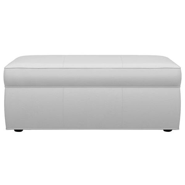 Ivan Leather Storage Ottoman
