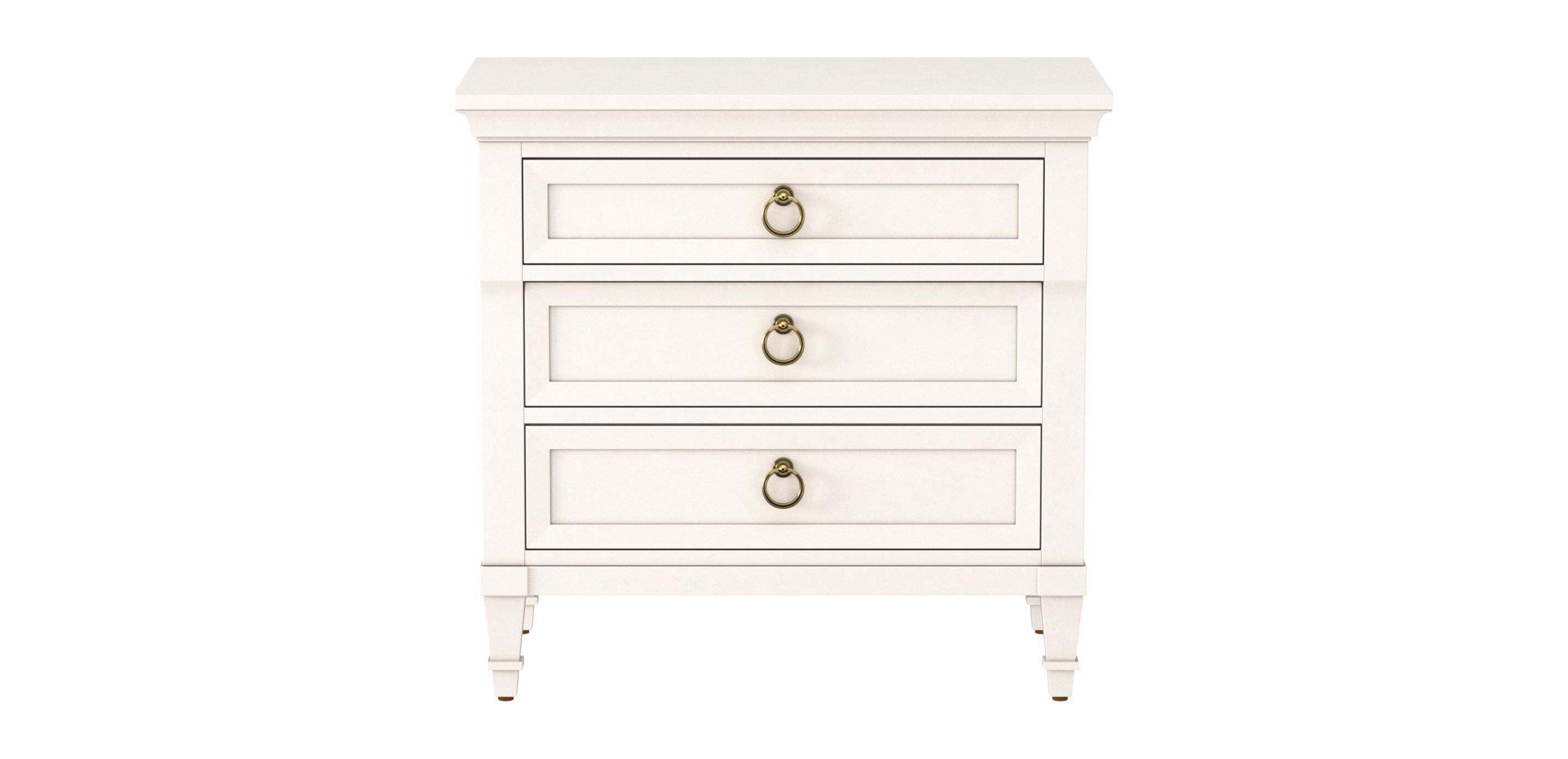Ethan allen shop 3 drawer nightstand