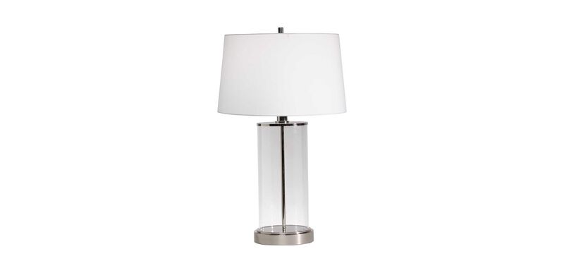Glass Cylinder Table Lamp TABLE LAMPS Ethan Allen