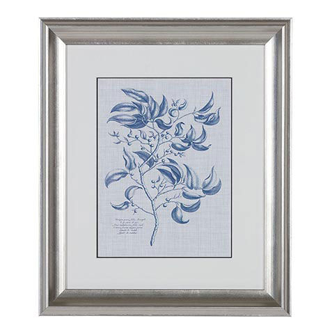 Navy and Linen Botanical III image