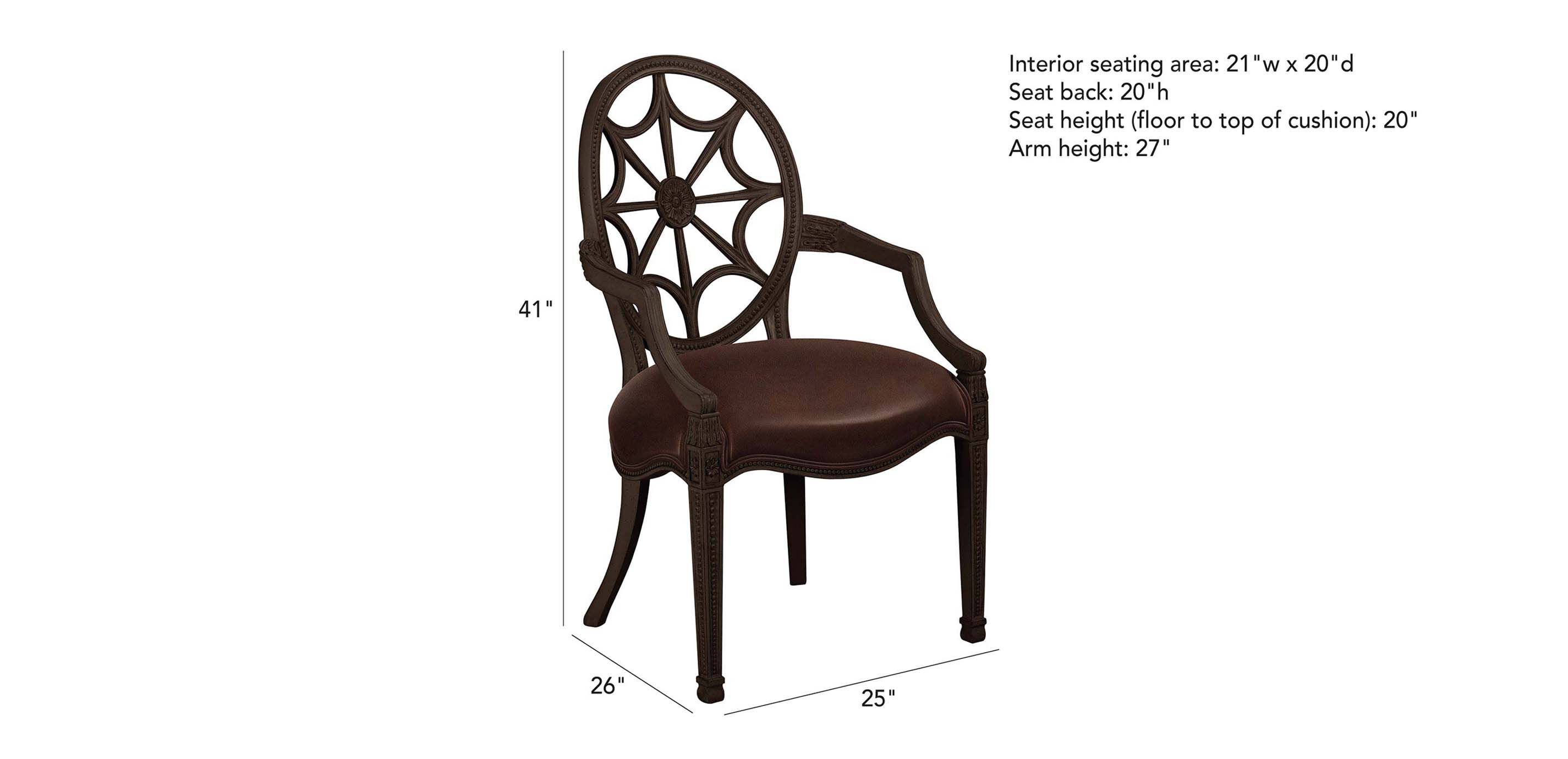 Ethan allen hotsell spider back chair