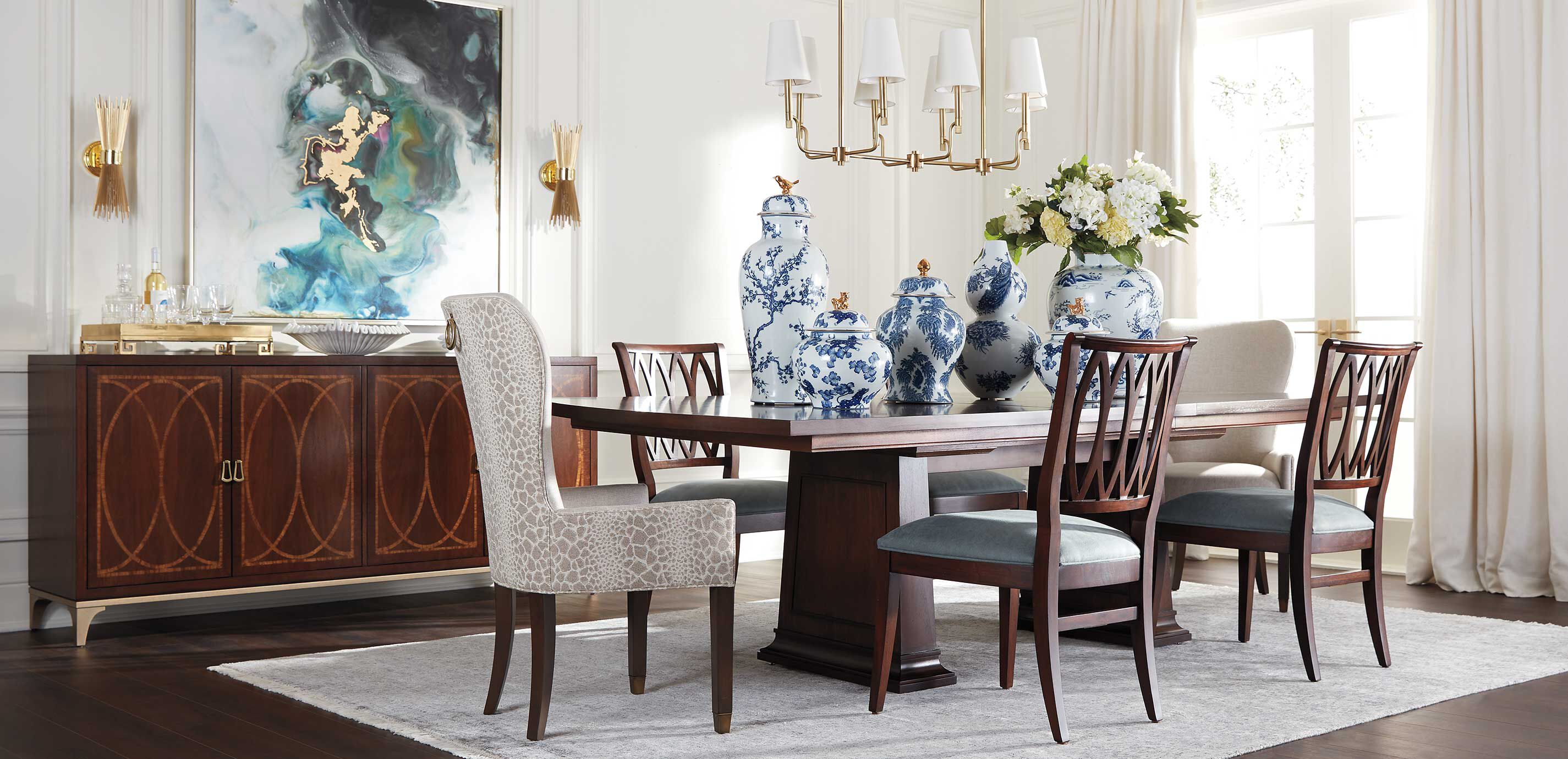 Ethan allen buffet shop table