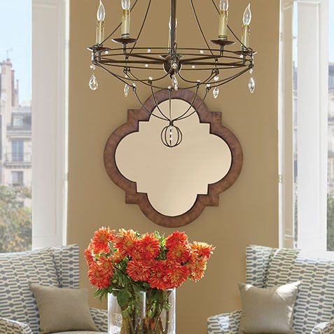 Light Quatrefoil Mirror Product Tile Hover Image 074114