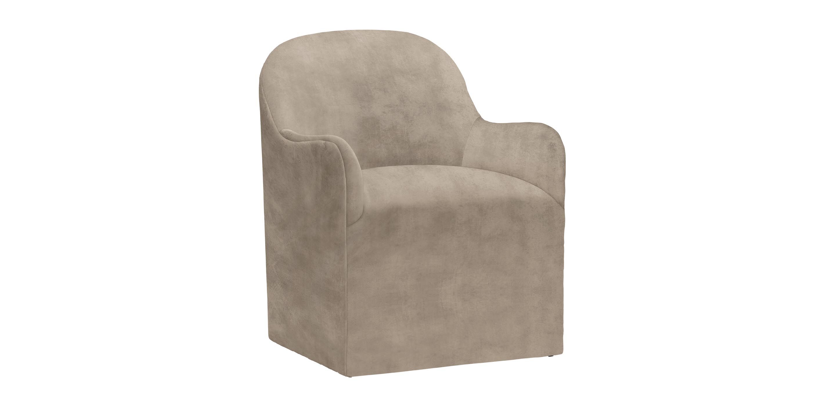 Dani Leather Modern Swivel Chair_1