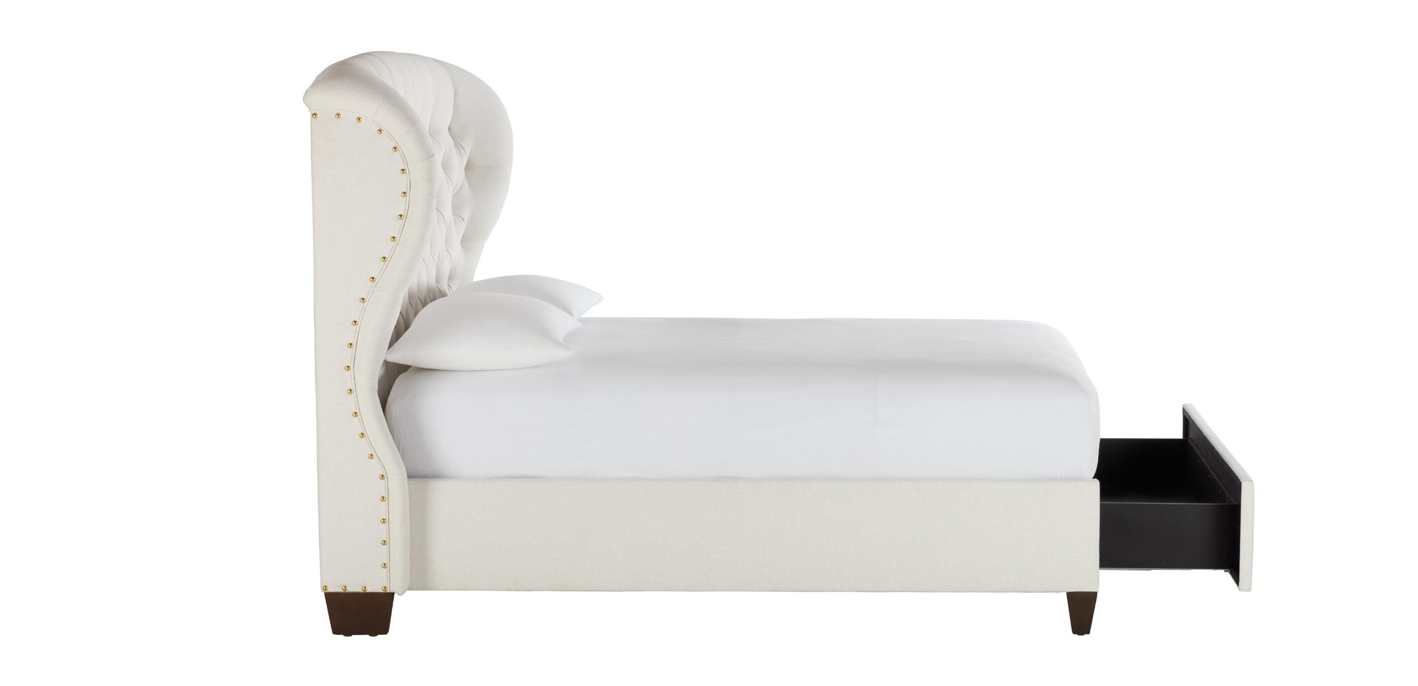 Woolson Tufted Upholstered Storage Bed 