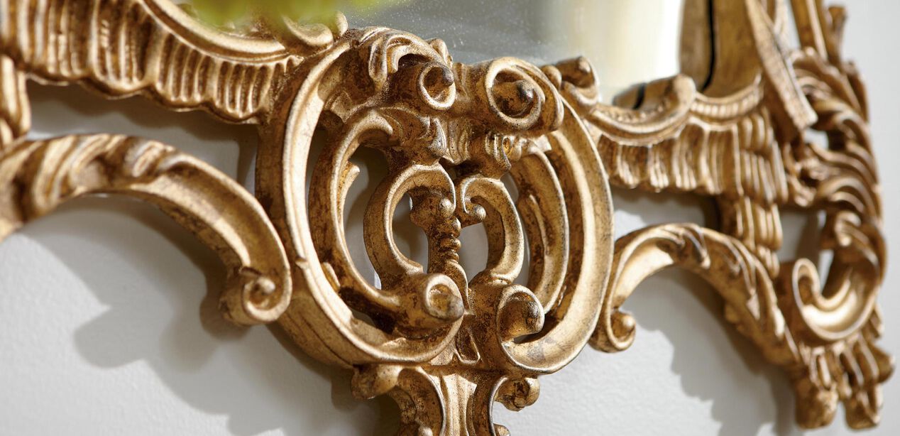 Gold Leaf Chinoiserie Mirror Gold Framed Mirror Ethan Allen