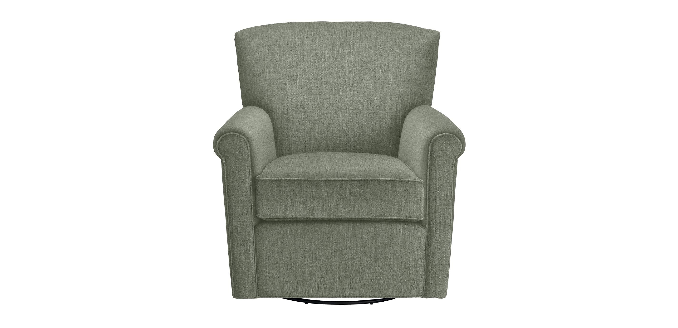 Turner Roll-Arm Swivel Chair