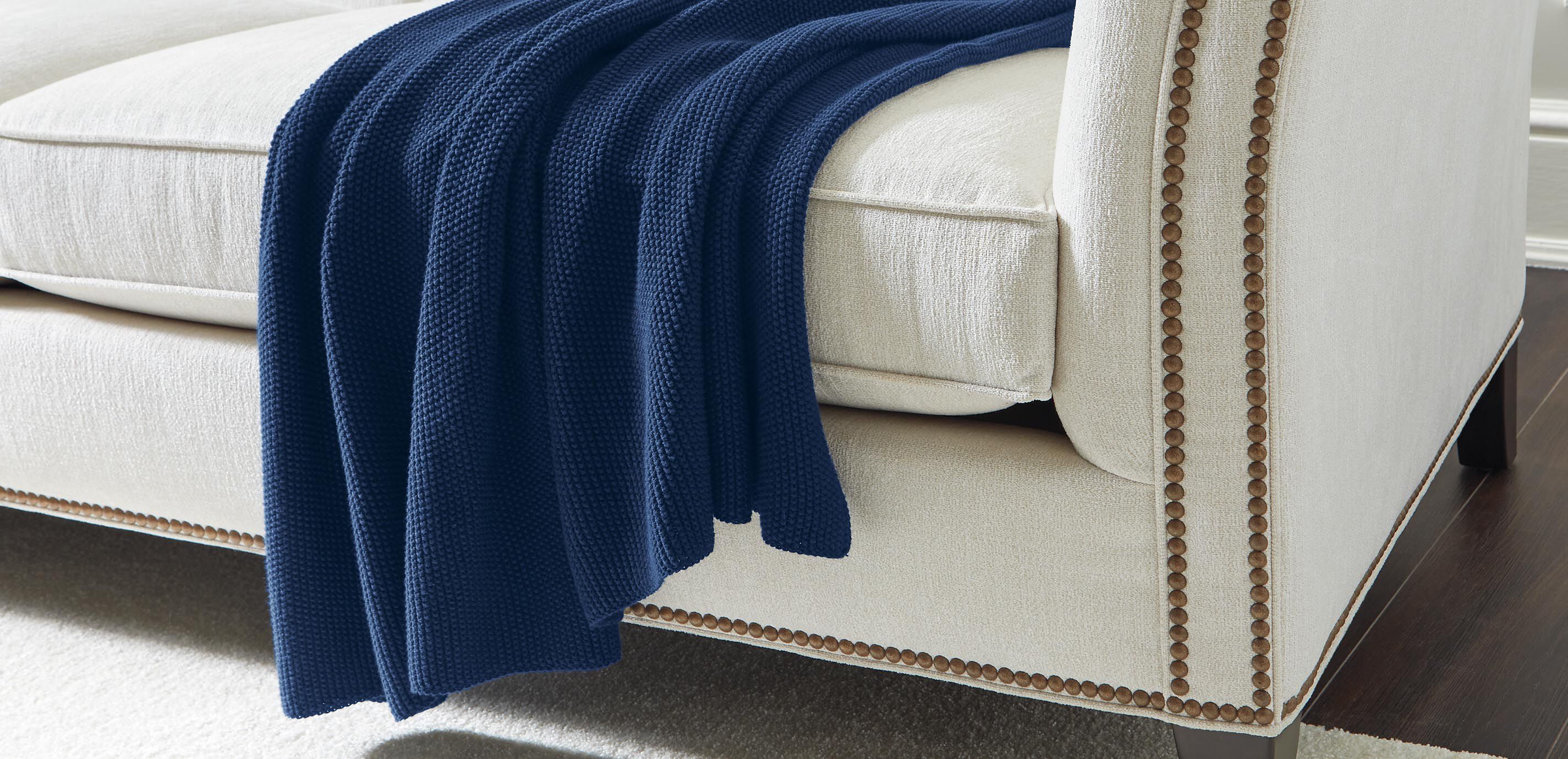 Mini Moss-Stitch Crochet Throw_1