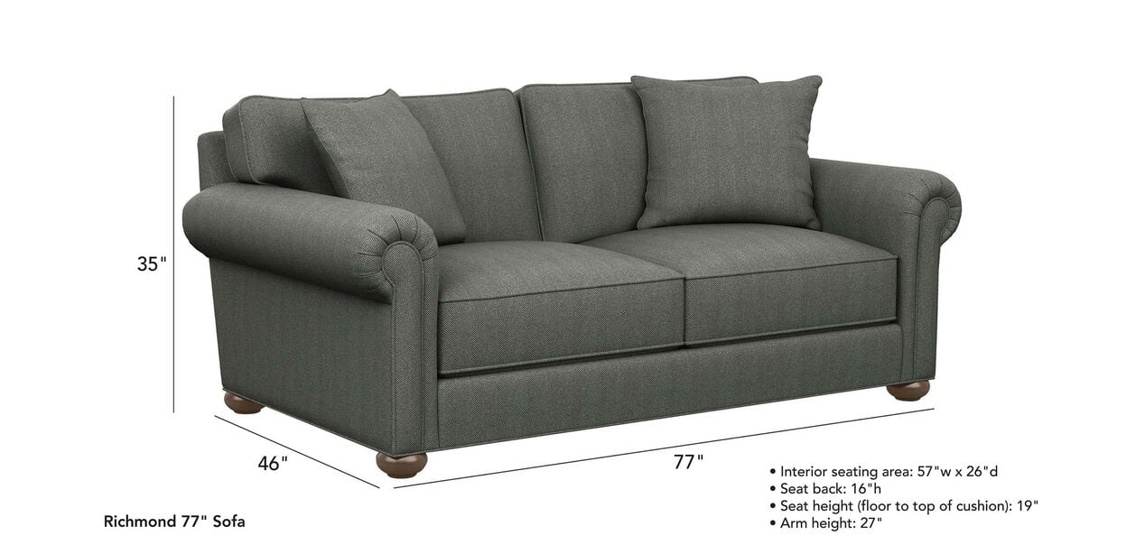 Richmond Sofa Sofas & Loveseats Ethan Allen
