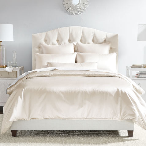 Salena Solid Duvet Cover and Sham, Champagne image
