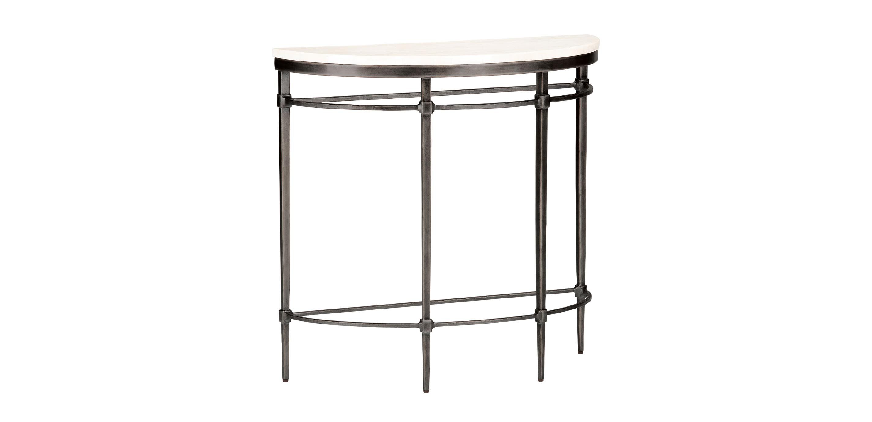 Vida Stone-Top Demilune Console_2