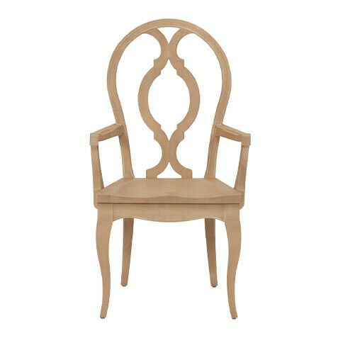Aelin Wood-Seat Dining Armchair image
