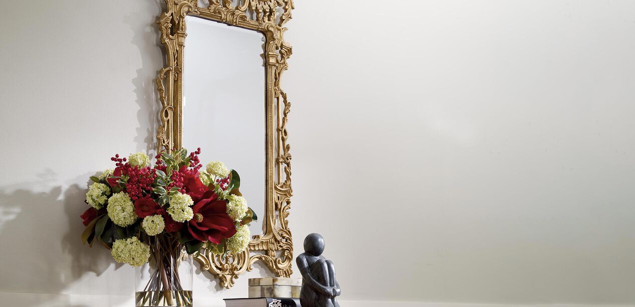 Gold Leaf Chinoiserie Mirror Gold Framed Mirror Ethan Allen