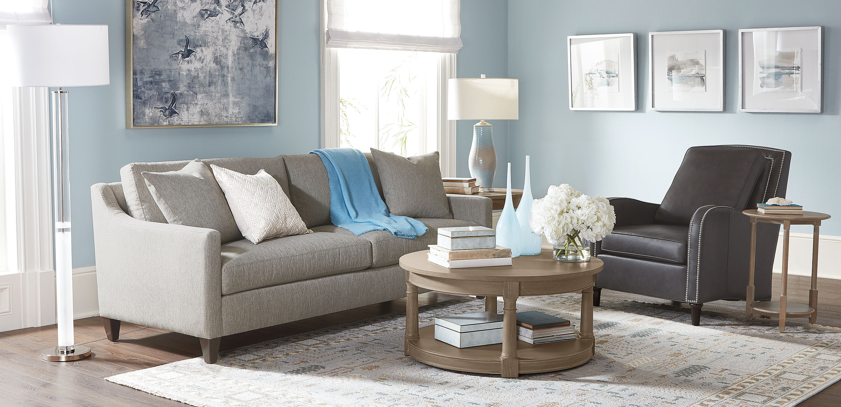 Ethan allen outlet round coffee table