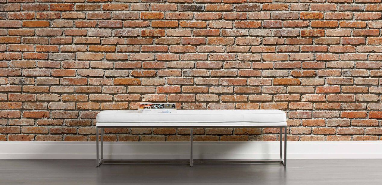 Exposed Brick Wall Graphic Mural | Ethan Allen