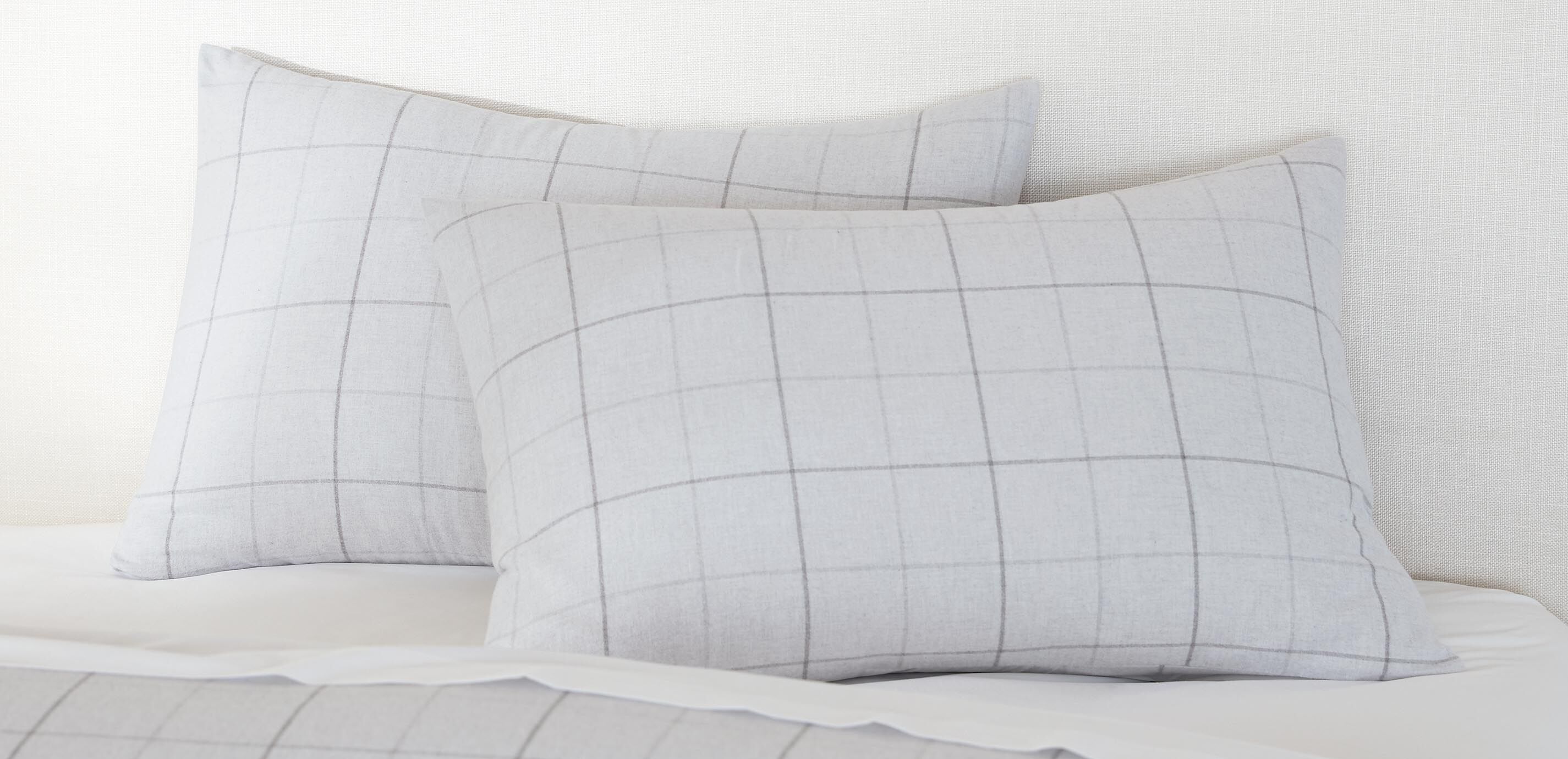 Plaid Flannel Duvet Cover and Shams Set_3