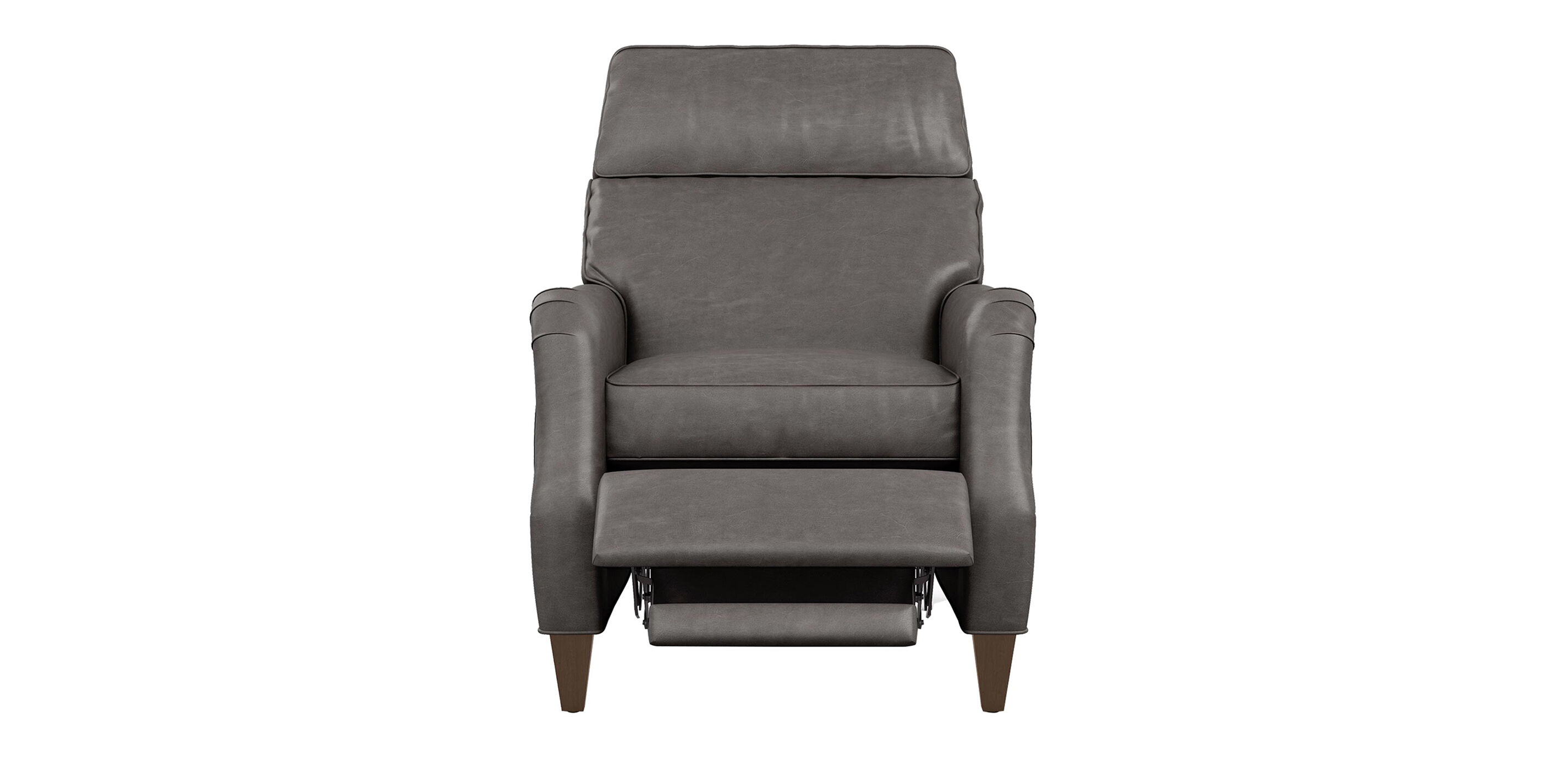 Synergy home shop leather pushback recliner