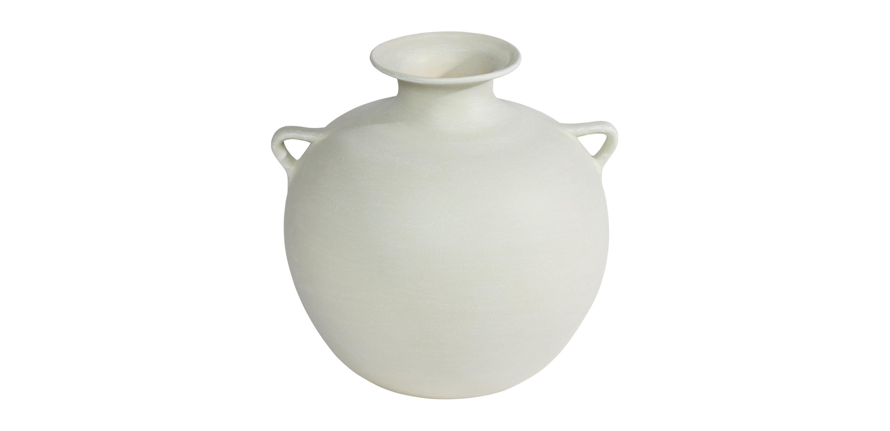 Washed Ceramic Vase, Medium