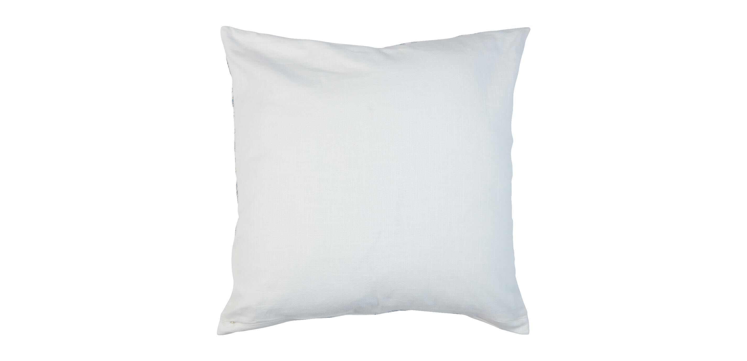 Blue Floral Scribble Pillow_1