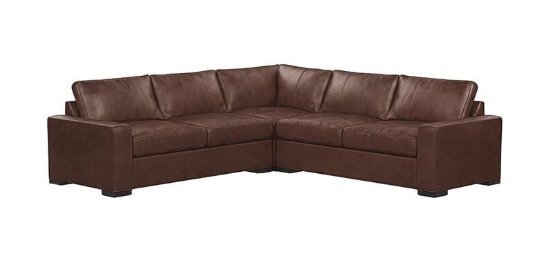 Conway Leather 3 Piece Sectional Quick