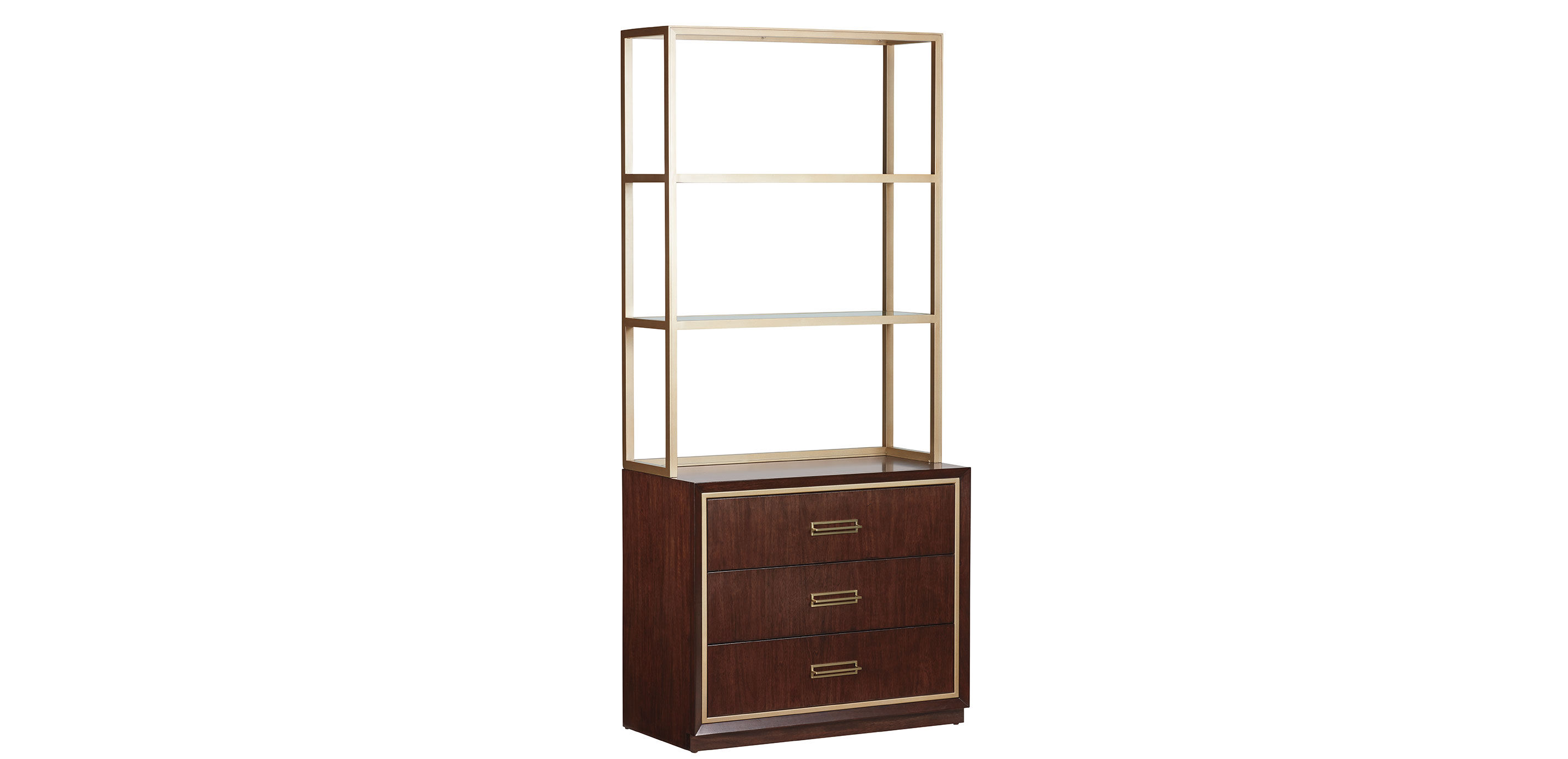 Faraday Classic Three-Drawer Cabinet with Hutch_1