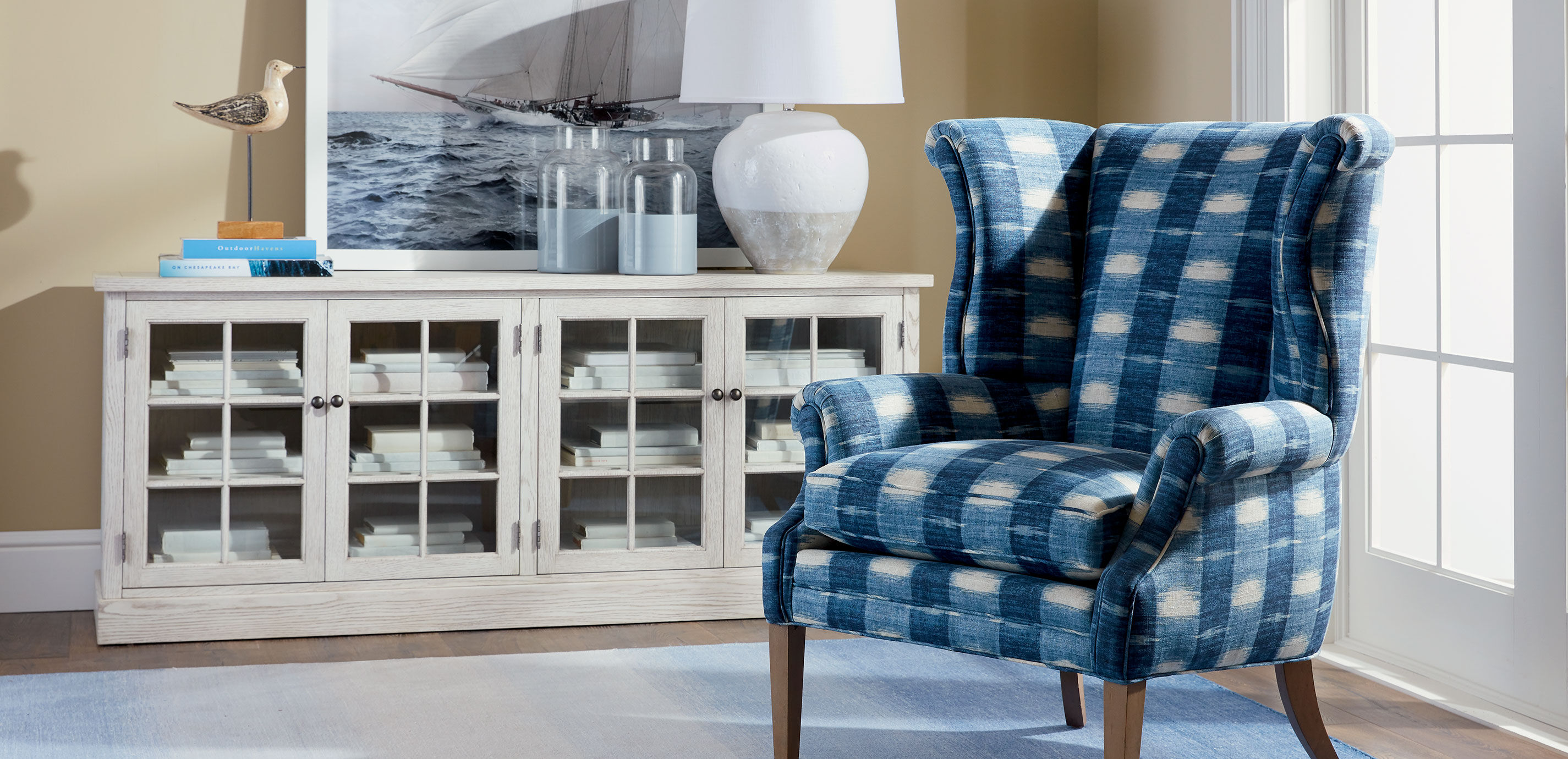 Ashburn FarmhouseStyle Entertainment Center Ethan Allen