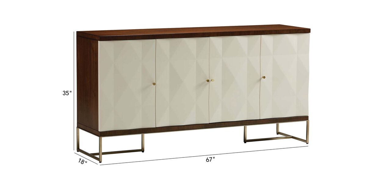 Ravenswood Large Midcentury Media Storage Cabinet | Ethan Allen