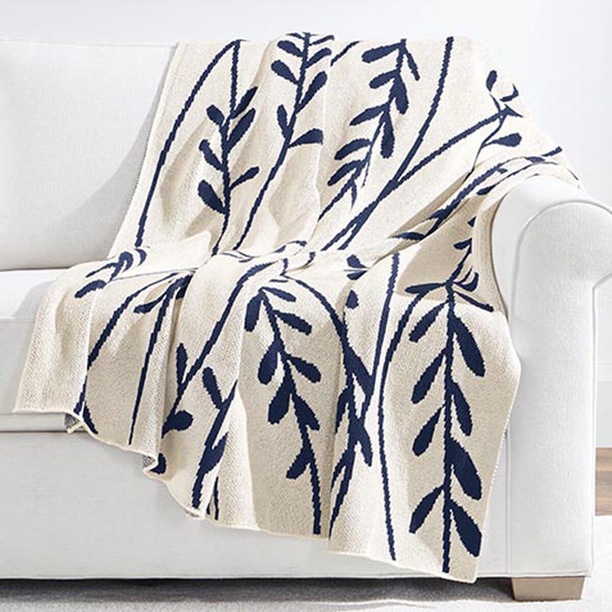 Vines Recycled Cotton Throw