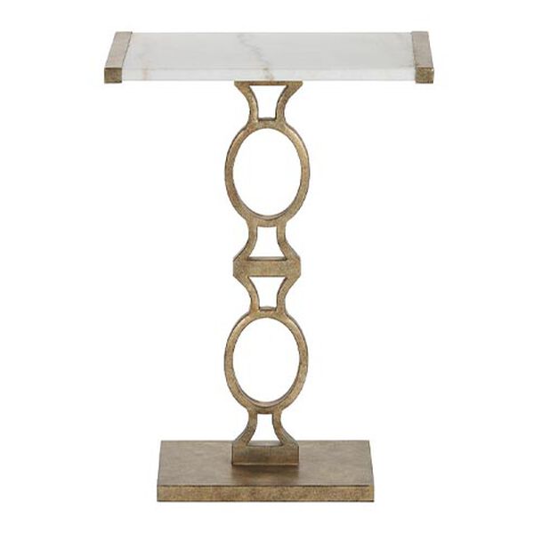 Owen Marble-Top Accent Table