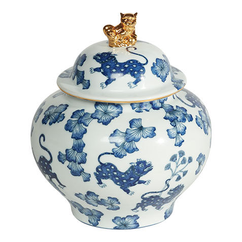 Foo Garden Porcelain Jar image